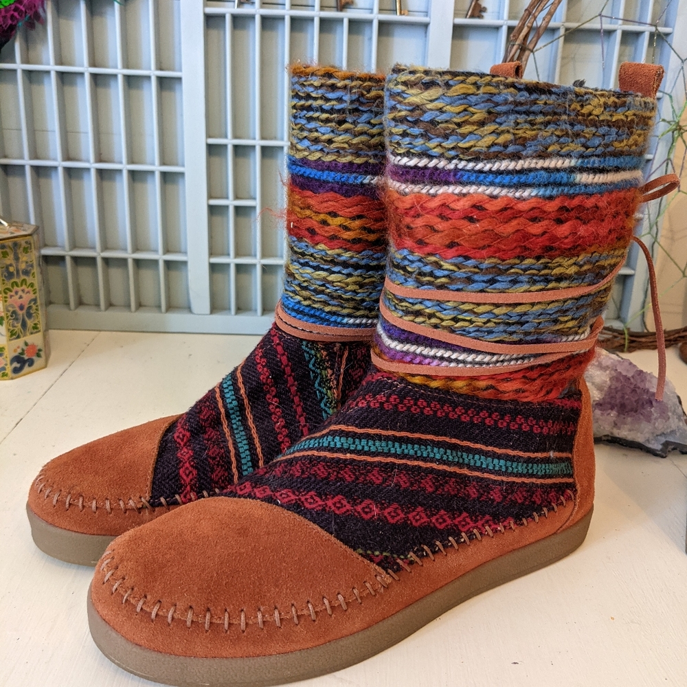 Tom's Cognac Nepal Boots